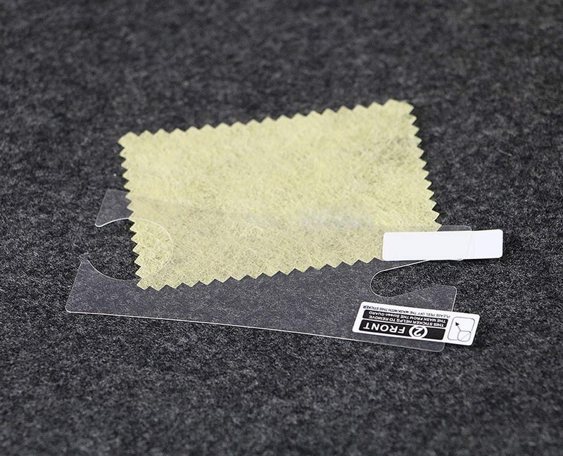 Rowsmau 5 PCs Protector Film Clear Screen Protector Cover LCD Screen +Clean Cloth for Gameboy Micro GBM 1 (Clear) - Image 3